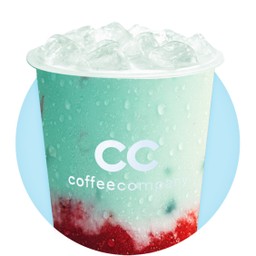 Mint Milk with Fresh Strawberry