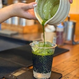 มัทฉะน้ำมะพร้าวเย็น