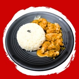 ข้าวไก่กรอบพะแนง