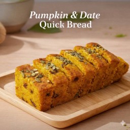 ควิคเบรดฟักทองอินทผารัม