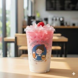 นมสดสตอเบอรี่