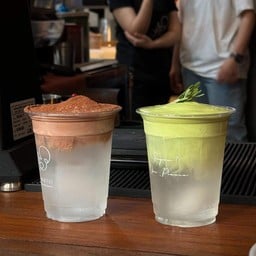 โกโก้โฟมน้ำมะพร้าวเย็น