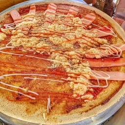 พริกเผา หมูหยอง ไส้กรอก ซอสฉ่ำ ๆ