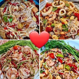 ส้มตำยกครก 💞ยำนัว สดสะอาด💞 แกรนด์พลาซ่าชั้น2