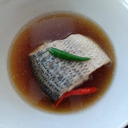 ปลากะพงต้มเต้าเจี้ยว