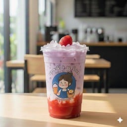 เผือกหอมลาเต้สตอเบอรี่