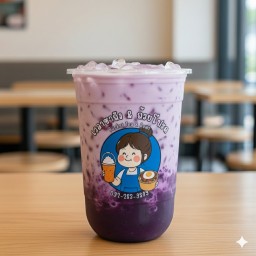 นมสดบลูเบอรี่