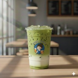 ชาเขียวลาเต้(ชาเขียวนมสด)