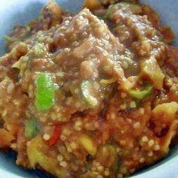 ชุดผักสดน้ำพริกลูกมะอึก