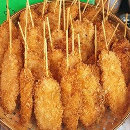 สันในไก่ชุบแป้งทอดเกล็ดขนมปัง