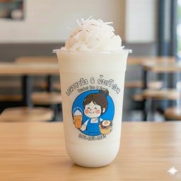 มะพร้าวนมสดปั่น