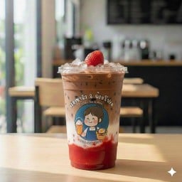 โกโก้ลาเต้สตรอเบอรี่