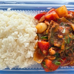 ข้าวปลากระป๋อง (ฉบับของทางร้าน)