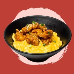 ข้าวไก่เกาหลี ไข่ข้น