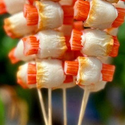 หมึกหลอดห่อปูอัด