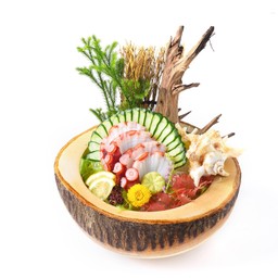 ปลาหมึกยักษ์ซาชิมิ