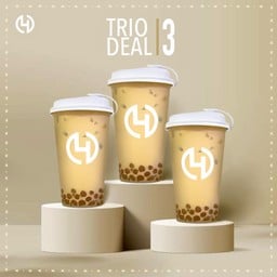 [ Trio Deal ] ชานมไข่มุกไต้หวัน 3 แก้ว ลดพิเศษ! เหลือเพียง 207-