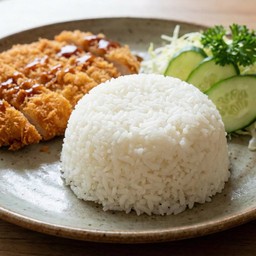 ข้าวหน้าหมูทอด