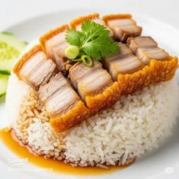 ข้าวหมูกรอบ