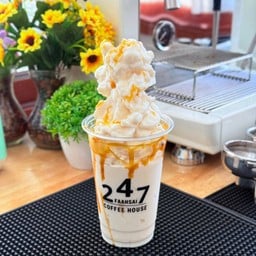 นมหมี คาราเมล ปั่น