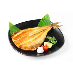 ปลาฮอกเกะย่างเกลือ