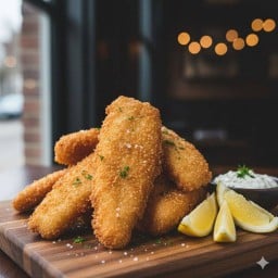 เนื้อปลาชุบแป้งทอด