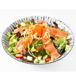 สลัดปลาแซลมอน