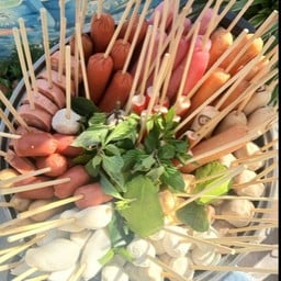 ลูกชิ้นนึ่งแบบรวม 25 ไม้