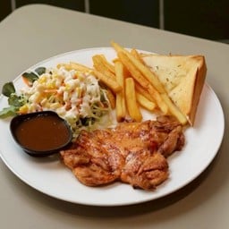 DL สเต็กไก่สไปส์ซี่