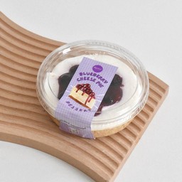 บลูเบอรี่ชีสพาย(ถ้วยกลม)