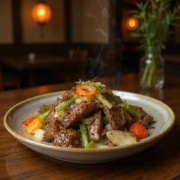 เนื้อผัดพริกไทยดำ