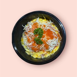 ข้าวไข่ข้นปูอัดไข่กุ้ง