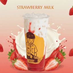 นมสดสตรอเบอร์รี่