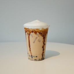 ชานมไต้หวันบราวชูการ์+ไข่มุกบุก