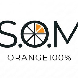 S.O.M นำ้ส้มแท้100% คั้นสดทุกออเดอร์