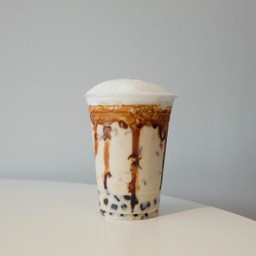 นมสดบราวชูการ์+ไข่มุกบุก