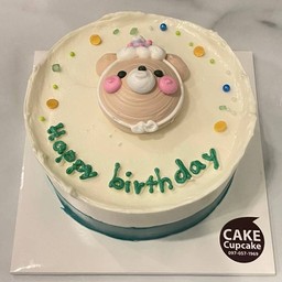 เค้กหมี วนิลา ครึ่งปอนด์