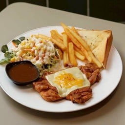 DL สเต็กไก่ชีส