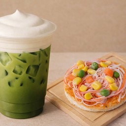 ชาเขียวครีมชีส/มินิพิซซ่า