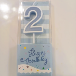 เทียนเลข 2 ลายดาว