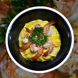 ข้าวไข่ข้นกุ้ง