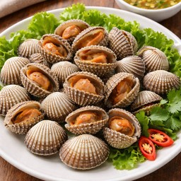 อัศวินซีฟู๊ด หอยแครง ทะเลเผา