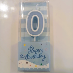 เทียนเลข 0 ลายดาว