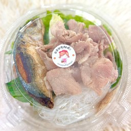 สลัดโรล/เมี่ยงปลาทู-หมูสามชั้น/ขนมจีบหมู ตลาดกนการ