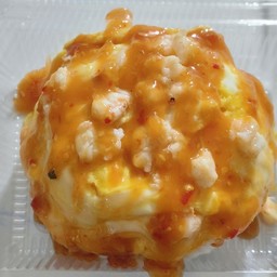 ข้าวไข่ข้นสุกี้กุ้ง