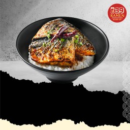 ข้าวหน้าซาบะย่างจิ้มแจ่ว