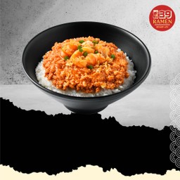 ข้าวหน้าลาวามันกุ้ง