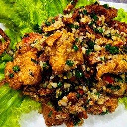 ปูนิ่มคั่วพริกเกลือ