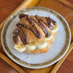 ครัวซองต์ นูเทลล่า+กล้วย