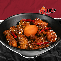 ข้าวหน้าไก่หม่าล่า